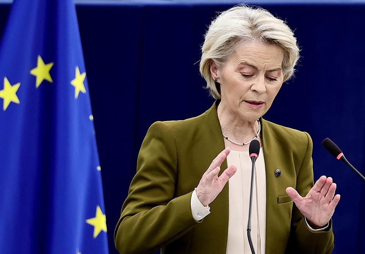 Ursula von der Leyen pronunció este miércoles su discurso sobre el Estado de la Nación ante el Parlamento Europeo.
