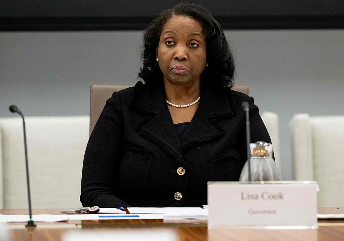 La gobernadora de la Reserva Federakl estaodunidense, Lisa Cook, en una imagen de archivo.