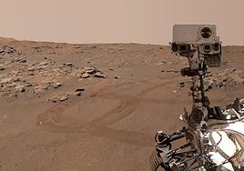Una imagen del Perseverance en Marte.