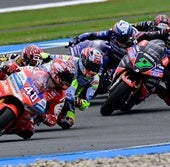 Una carrera del mundial de MotoE