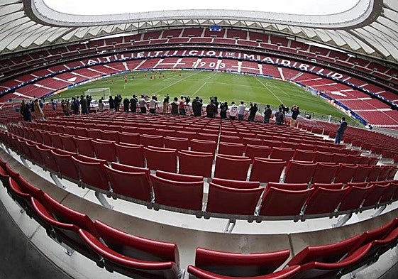 Vista general del estadio Metropolitano.