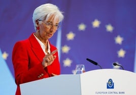 La presidenta del BCE, Christine Lagarde, en una foto de archivo.
