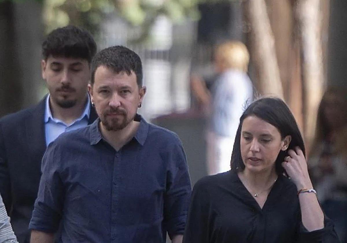 Pablo Iglesias e Irene Montero.