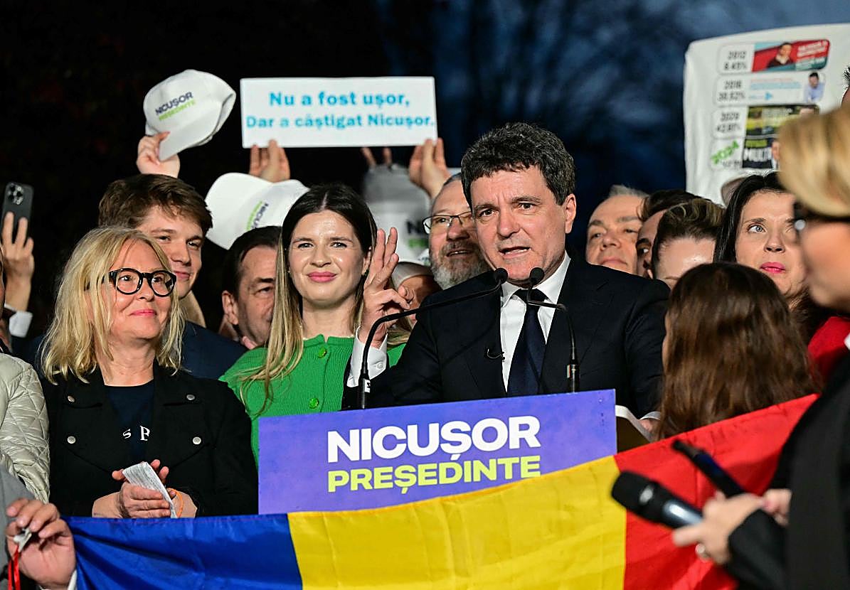 Nicusor Dan, presidente de Rumanía.