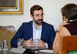 Joan Groizard, secretario de estado de Energía, en la entrevista con IDEAL