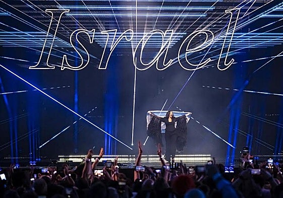 Imagen de la representante de Israel en Eurovisión 2025.