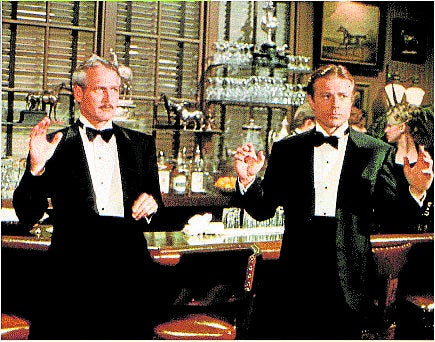 Paul Newman y Robert Redford en «El golpe» (1973).