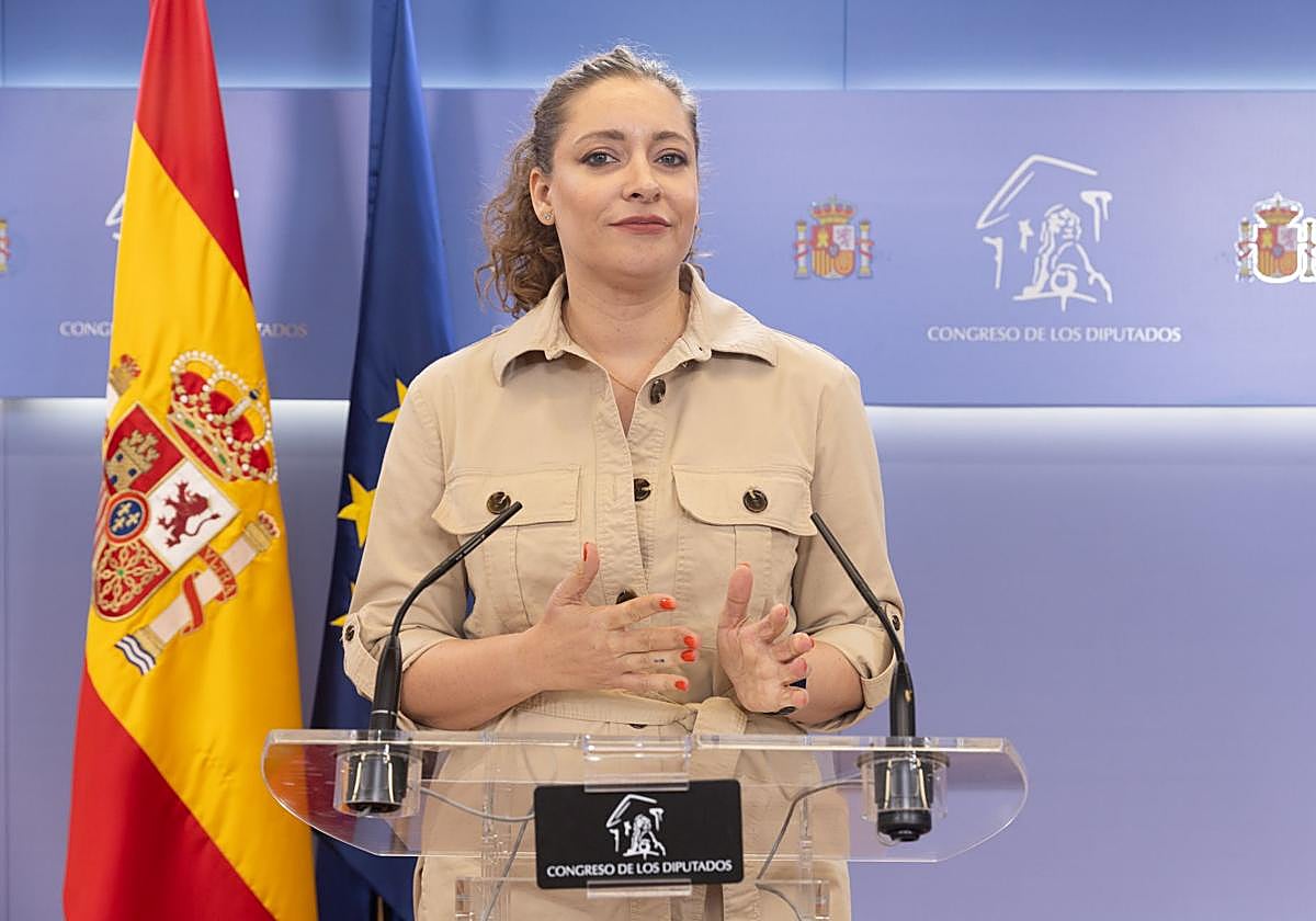 La portavoz del PP en el Congreso, Ester Muñoz.