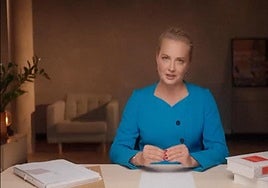 Yulia Navalnaya, viuda del fallecido opositor ruso Alexéi Navalni, al informar este miércoles sobre las causas de sus muerte.