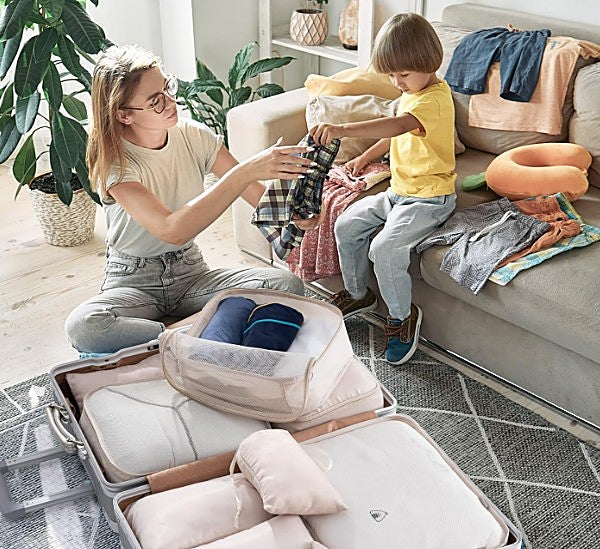 Si quieres organizar tu equipaje de forma práctica necesitas este set de Meowoo 8 en 1