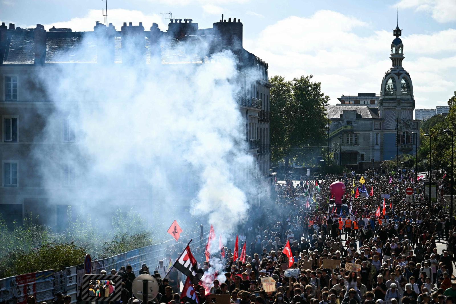 Así se vive en Francia la nueva jornada de huelga general
