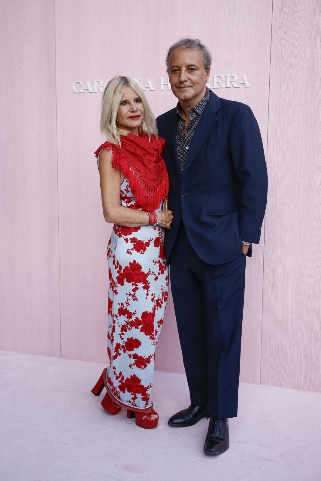 Eugenia Martínez de Irujo y Narcís Rebollo. La aristócrata organizó la cena previa al desfile en el Palacio de Liria con parte de los 800 invitados. 