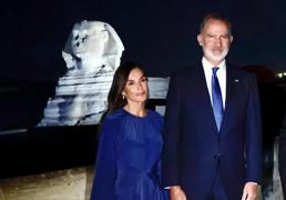 Letizia en las pirámides: la escapada nocturna de los Reyes para hacer turismo en Egipto