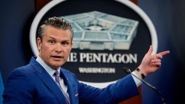Pete Hegseth, responsable político del Pentágono.