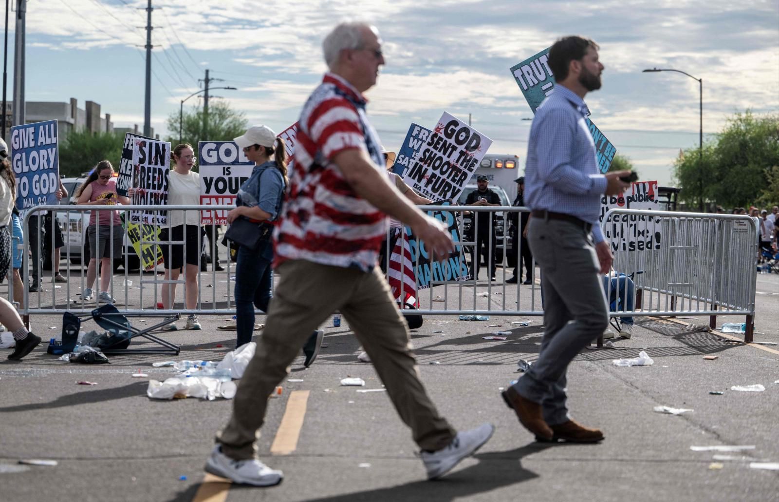 Multitudinario funeral por Charlie Kirk