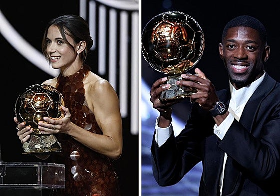 Así hemos contado cómo Aitana Bonmatí ha ganado su tercer Balón de Oro consecutivo y Dembélé el primero