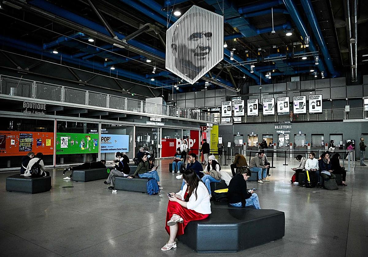 Entrada del Museo Pompidou.