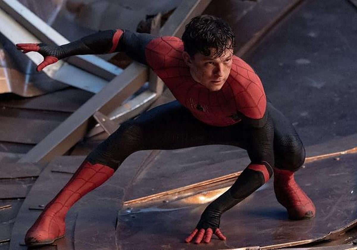 Imagen de Tom Holland interpretando a Spiderman.