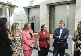 Feijóo, reunido este martes con las consejeras de Igualdad de las comunidades del PP.