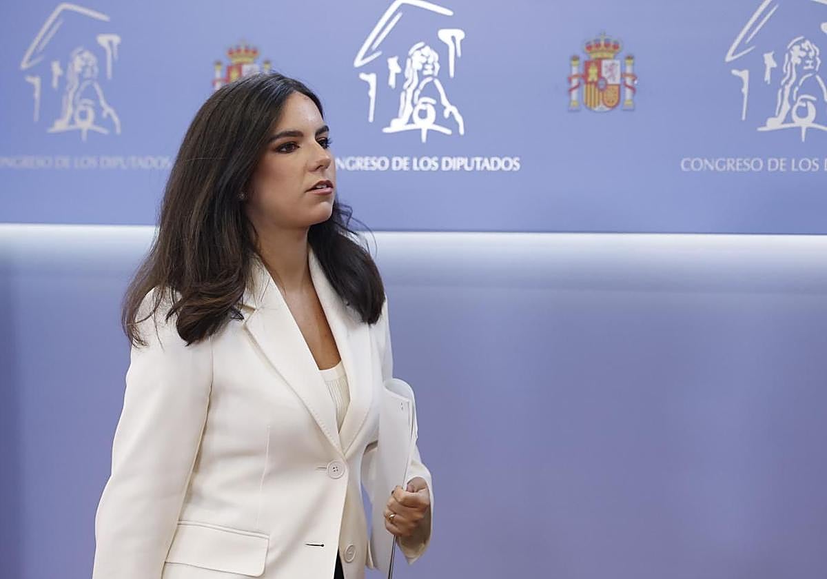 La portavoz parlamentaria de Vox, Pepa Millán.