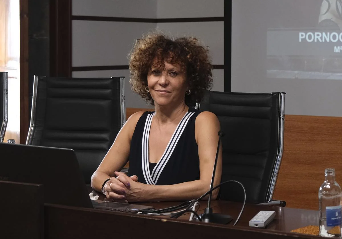 La magistrada María Auxiliadora Díaz.