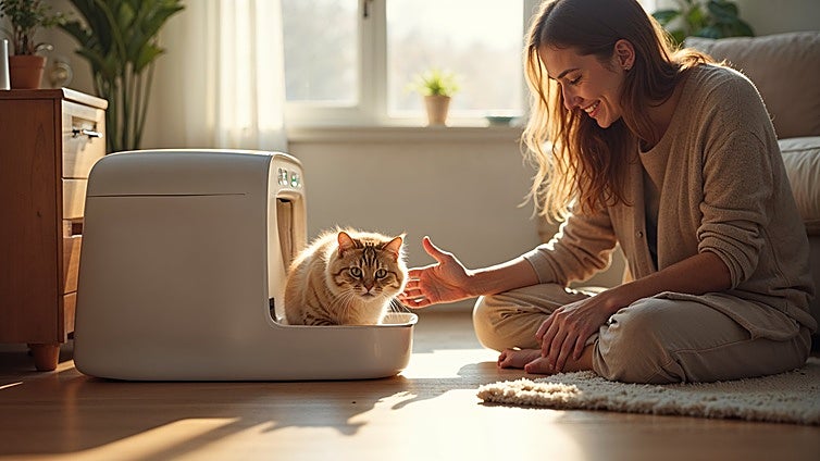 Ahorra tiempo y reduce olores con estos areneros automáticos para gatos