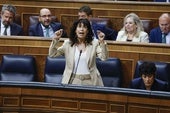 La ministra de Igualdad, Ana Redondo, este miércoles, en el Congreso.