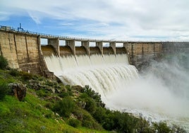 Imágenes del embalse de Los Melonares.