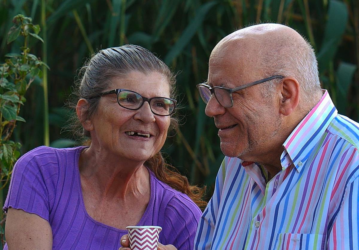 Dos de los vecinos de Vallbona protagonistas de 'Historias del buen valle'.