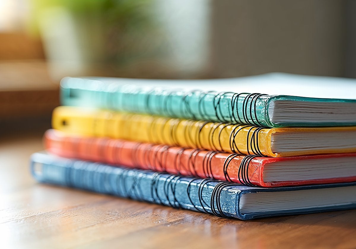 Necesitas estos coloridos y resistentes cuadernos para tu día a día