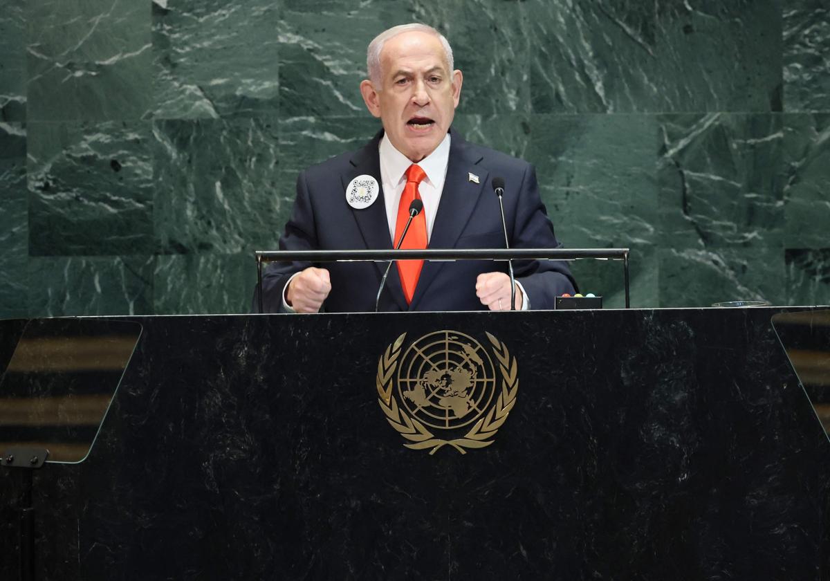 Las frases de Netanyahu ante la ONU: «Asesinar judíos tiene recompensa» |  El Correo