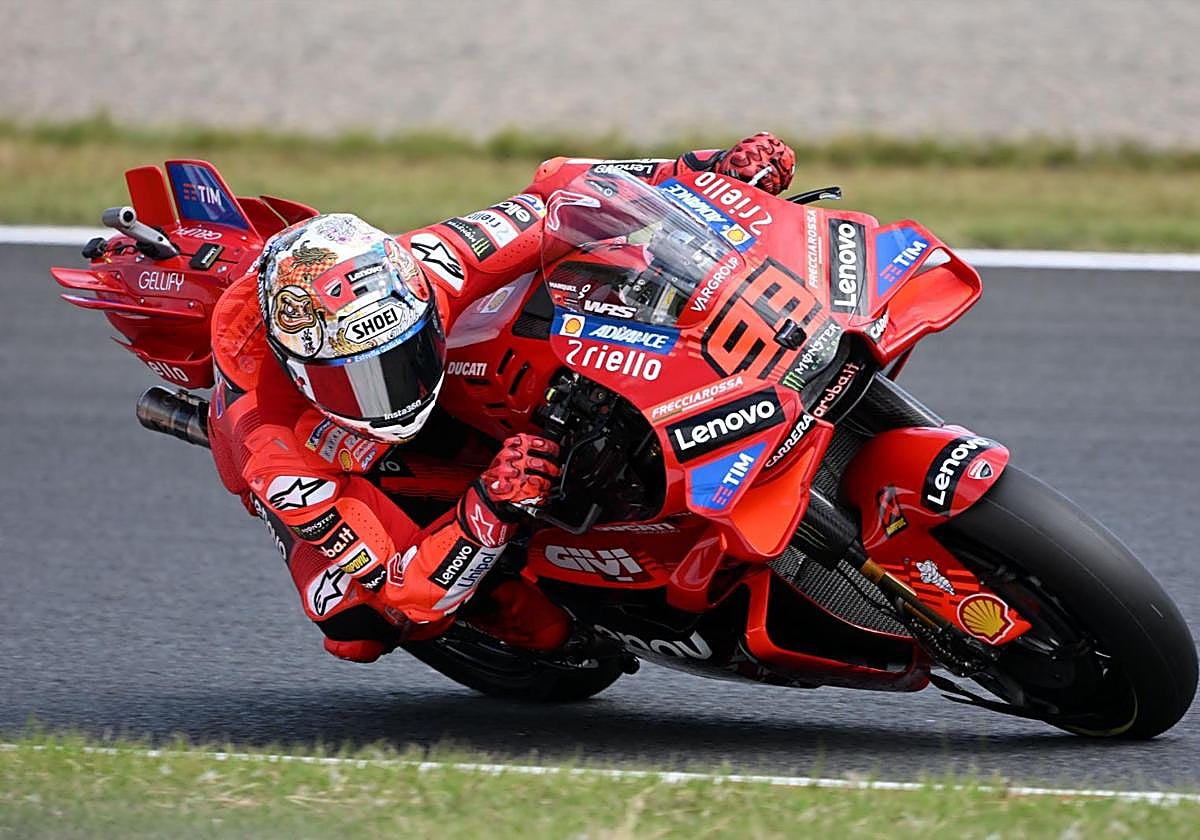 Marc Márquez rueda en Motegi.