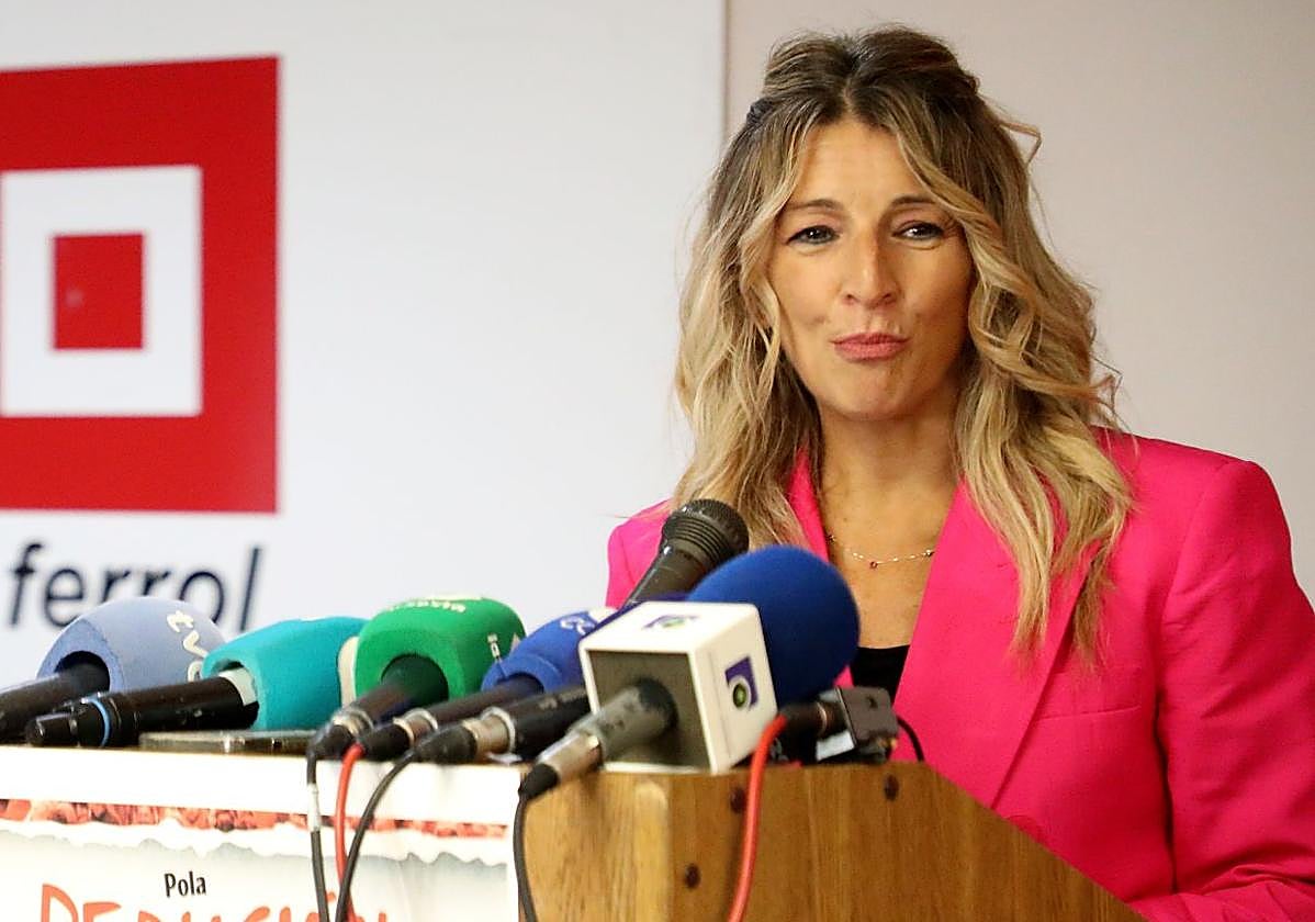 La vicepresidenta segunda y ministra de Trabajo, Yolanda Díaz