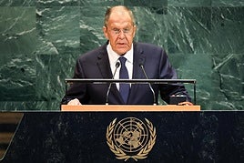Lavrov en la ONU: «Cualquier agresión a Rusia recibirá una respuesta que no deje duda alguna»