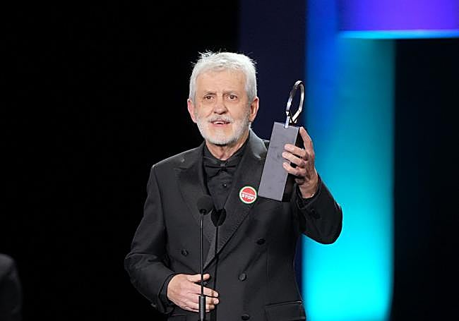 José Ramón Soroiz y su Premio de Interpretación como protagonista de 'Maspalomas'.