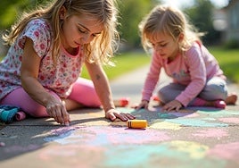 Las mejores tizas gordas de colores para pintar y jugar sin fin