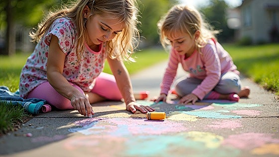Las mejores tizas gordas de colores para pintar y jugar sin fin