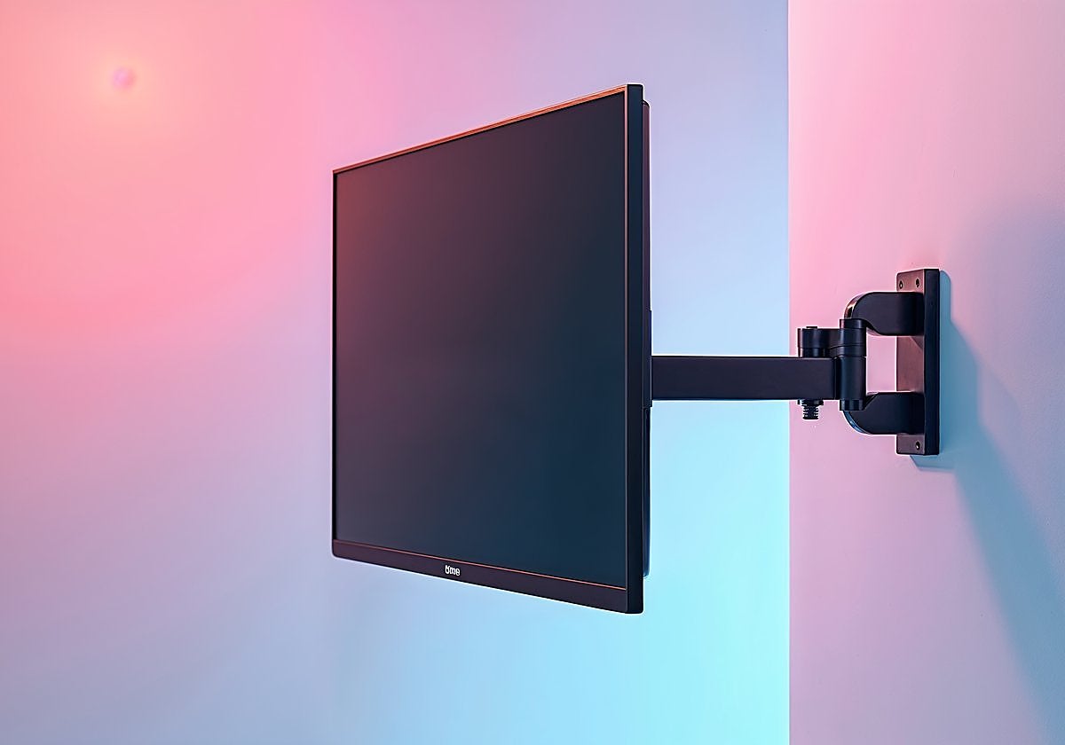 Si necesitas espacio para tu tele o monitor, no te pierdas este soporte de pared