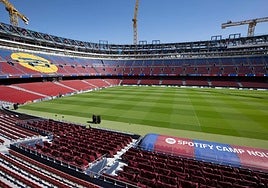 Vista general del camp Nou.