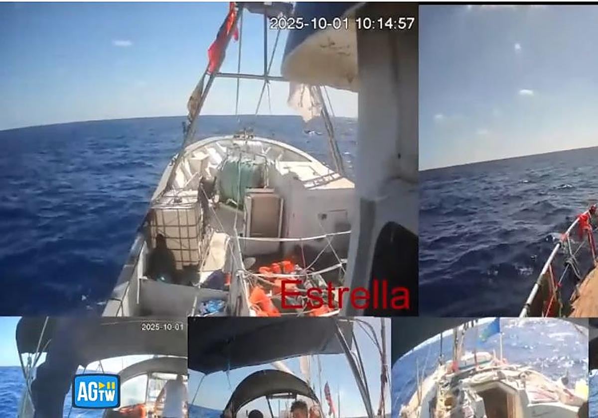 España ordena detenerse a la patrullera que acompaña a la Flotilla de Gaza antes de llegar a aguas israelíes