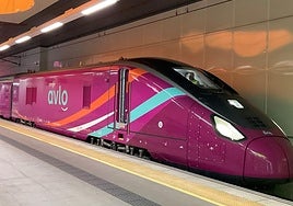 Uno de los trenes Avlo de Renfe.