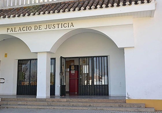 Los juzgados de Olivenza donde ocurrió la detención.