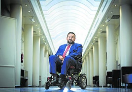 Juan Ramón Amores, en el Senado, donde ocupa un escaño por designación autonómica.