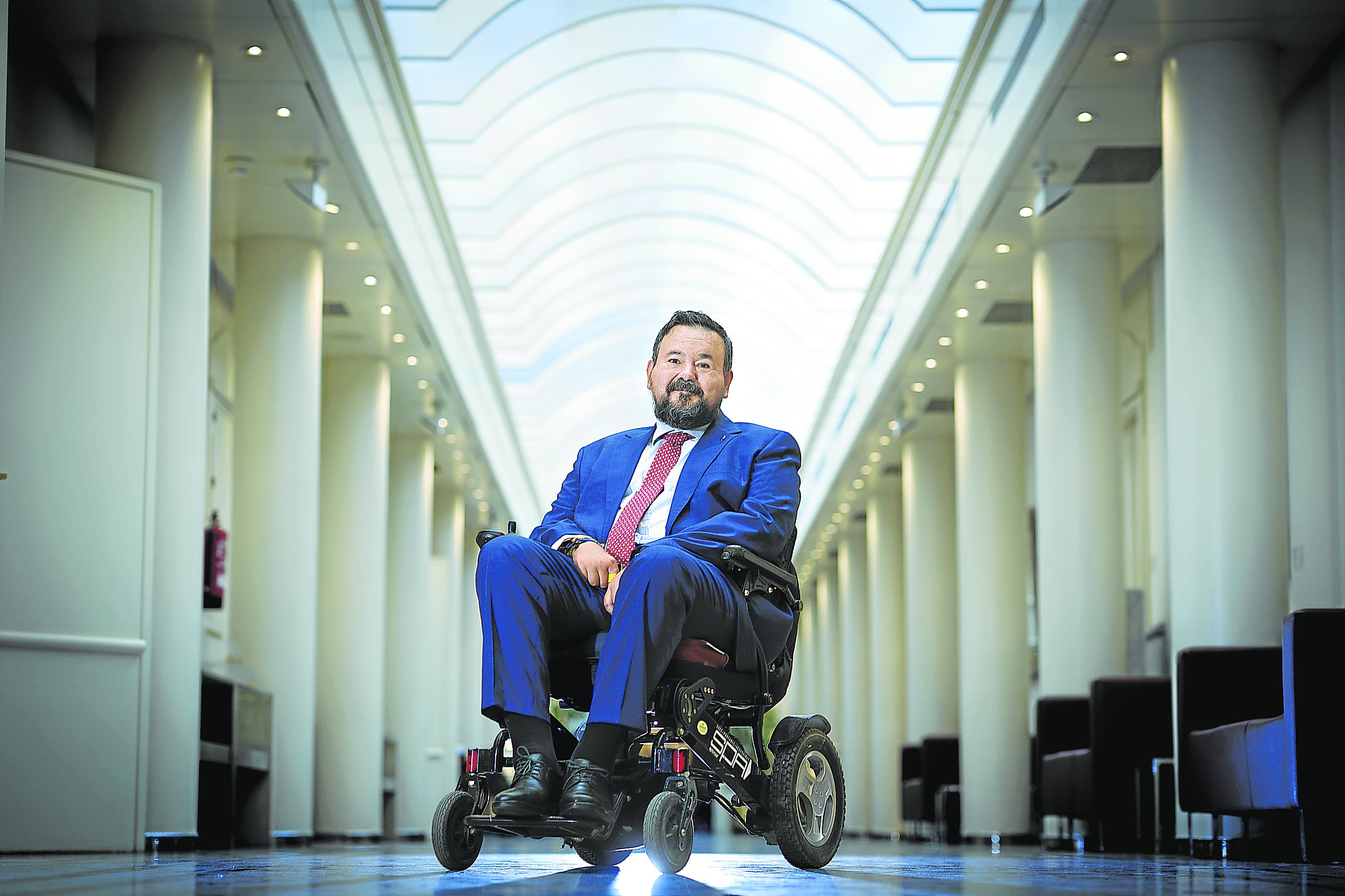 Juan Ramón Amores, en el Senado, donde ocupa un escaño por designación autonómica.