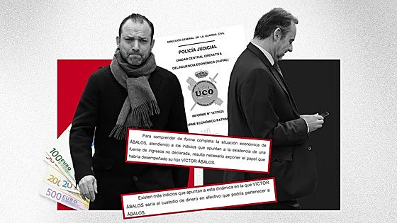 La UCO señala al primogénito de Ábalos como clave en la ocultación del dinero