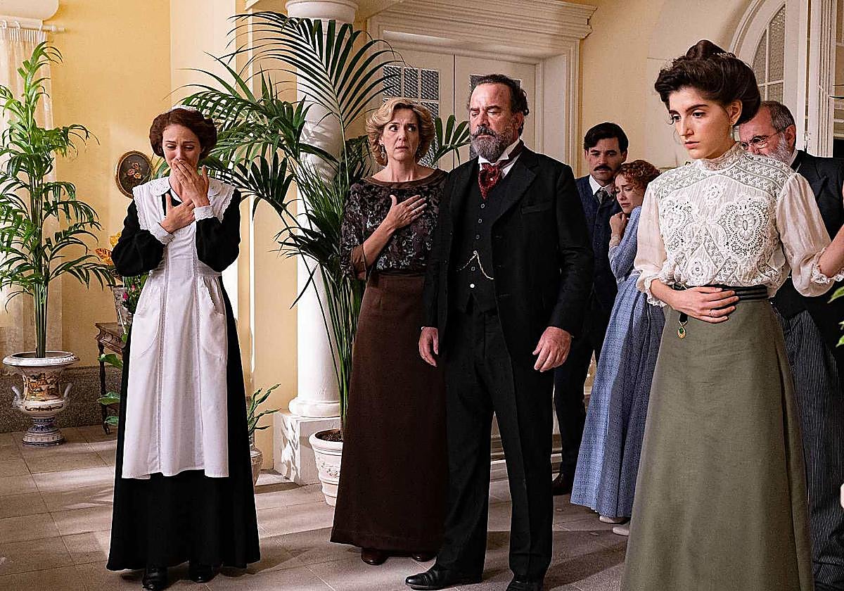 Escena de ´La promesa´, la teleserie de las tardes de TVE.