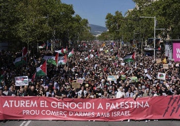 Decenas de miles de personas toman las calles en apoyo a Palestina