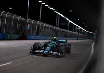 Alonso pone el picante en la cómoda victoria de Russell en Singapur