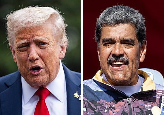 Donald Trump y Nicolás Maduro.