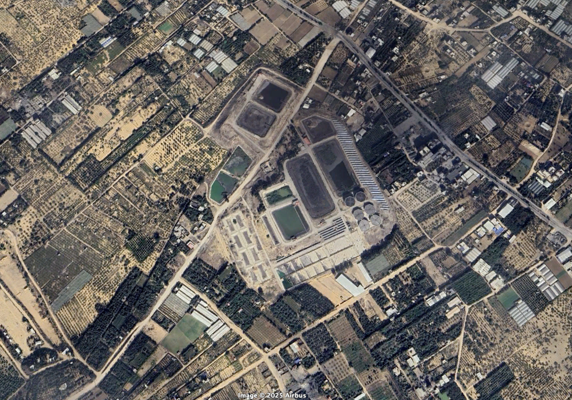 Imagen antes - Las imágenes que revelan cómo Israel ha convertido Gaza en un desierto